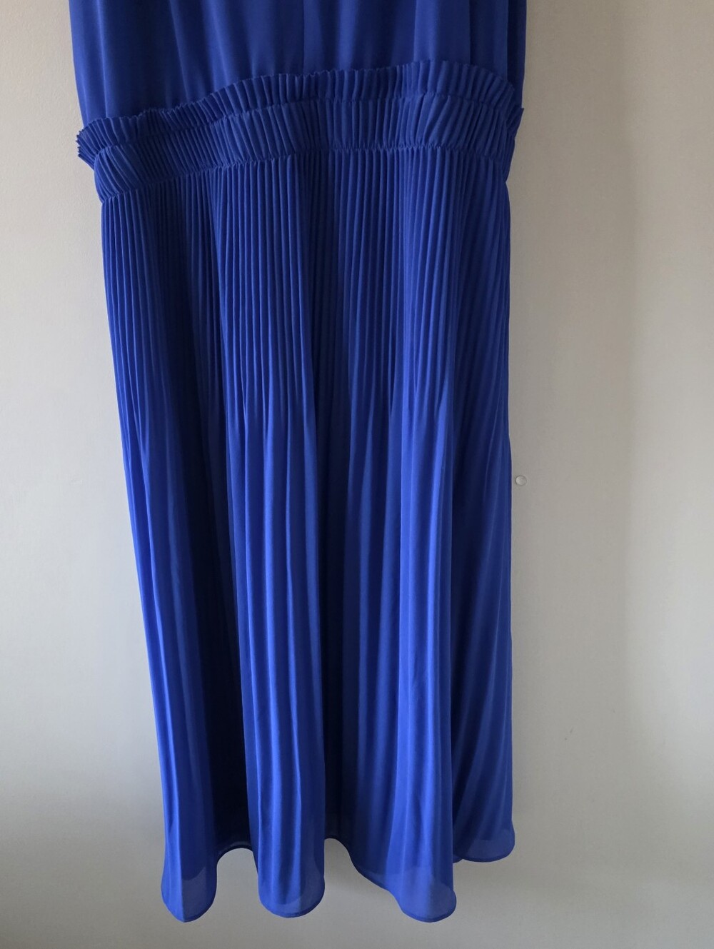 NWT MICHAEL Michael Kors XL Modern Luxury Royal Blue Party Cocktail Midi Dress - Picture 15 of 16